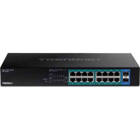 Trendnet TPE-TG182 Switch Gigabit PoE+ de 18 puertos con 2 ranuras SFP Trendnet TPE-TG182 Switch Gigabit PoE+ de 18 puertos con 2 ranuras SFP
